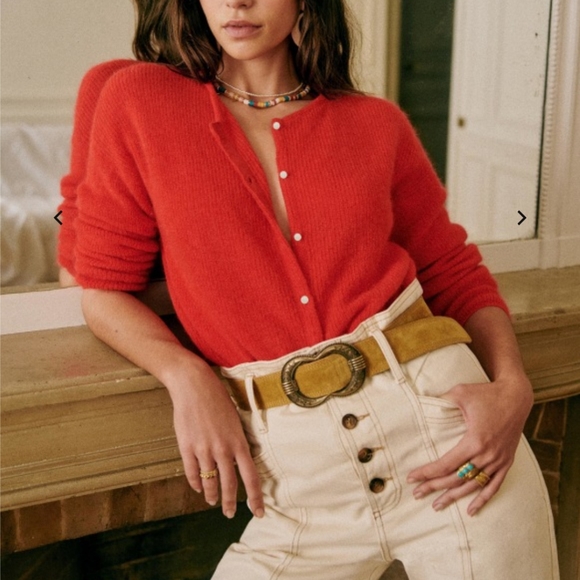 Sezane Sweaters - Sezane Gaspard Jumper Red